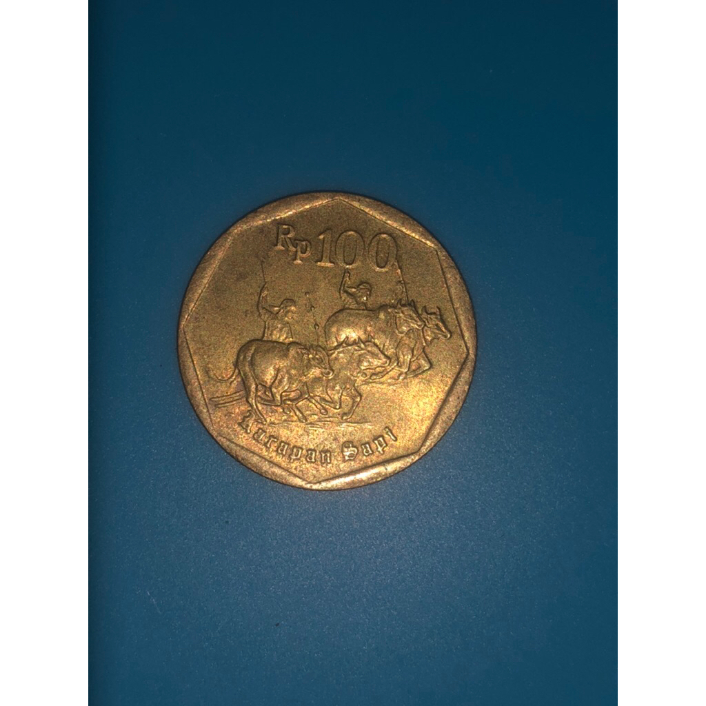 Jual koin 100 rupiah gambar banteng//uang 100 rupiah//koin 100 banteng ...