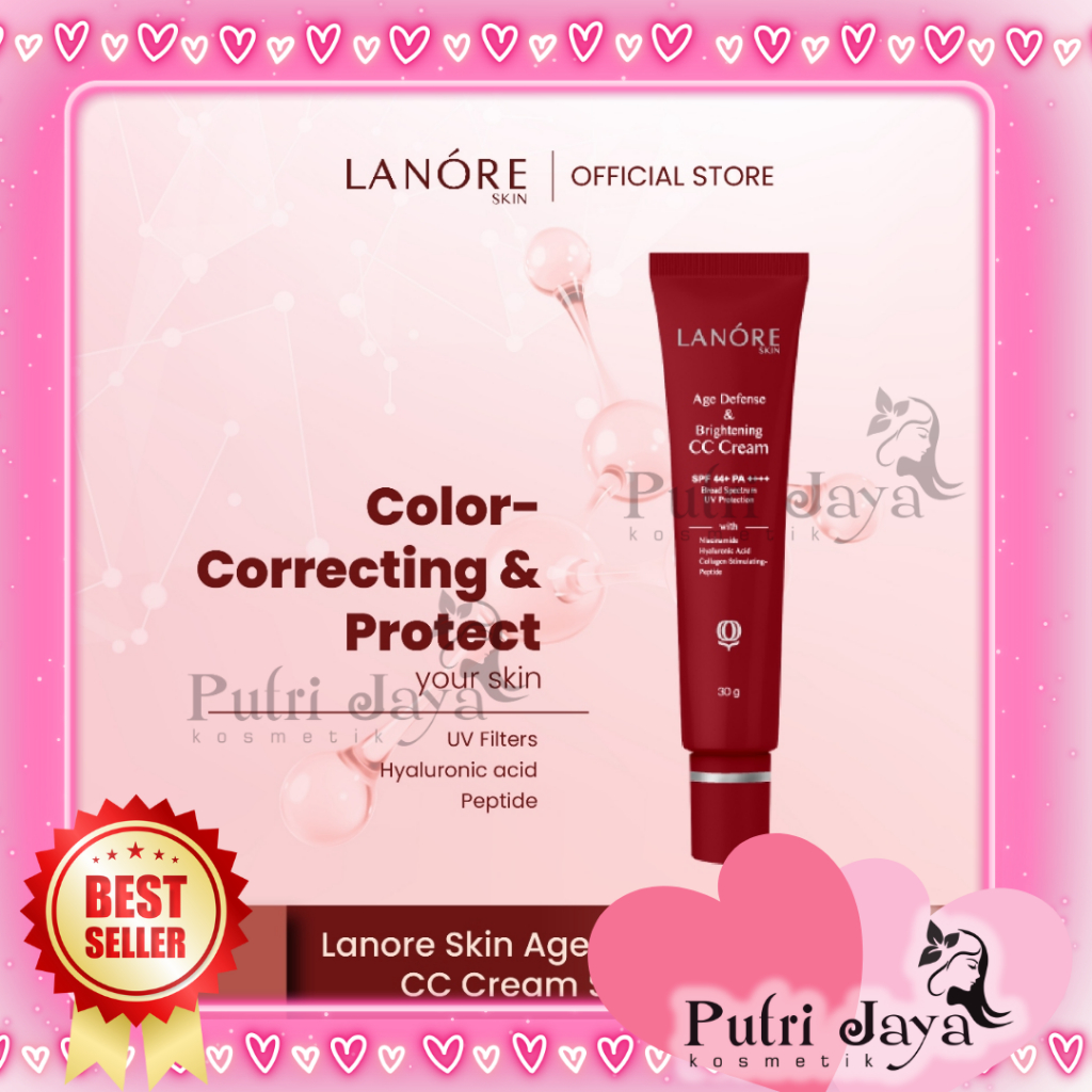 Jual LANORE CC Cream SPF 48+PA+++ SKS.(New Packaging) | Shopee Indonesia