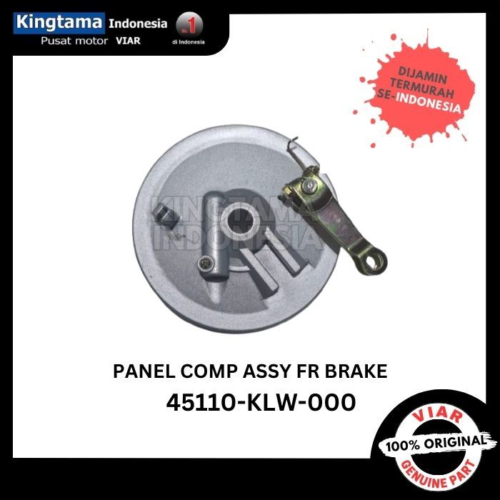 Jual PANEL COMP ASSY FR BRAKE / TUTUP TROMOL RODA DEPAN VIAR KARYA RODA ...
