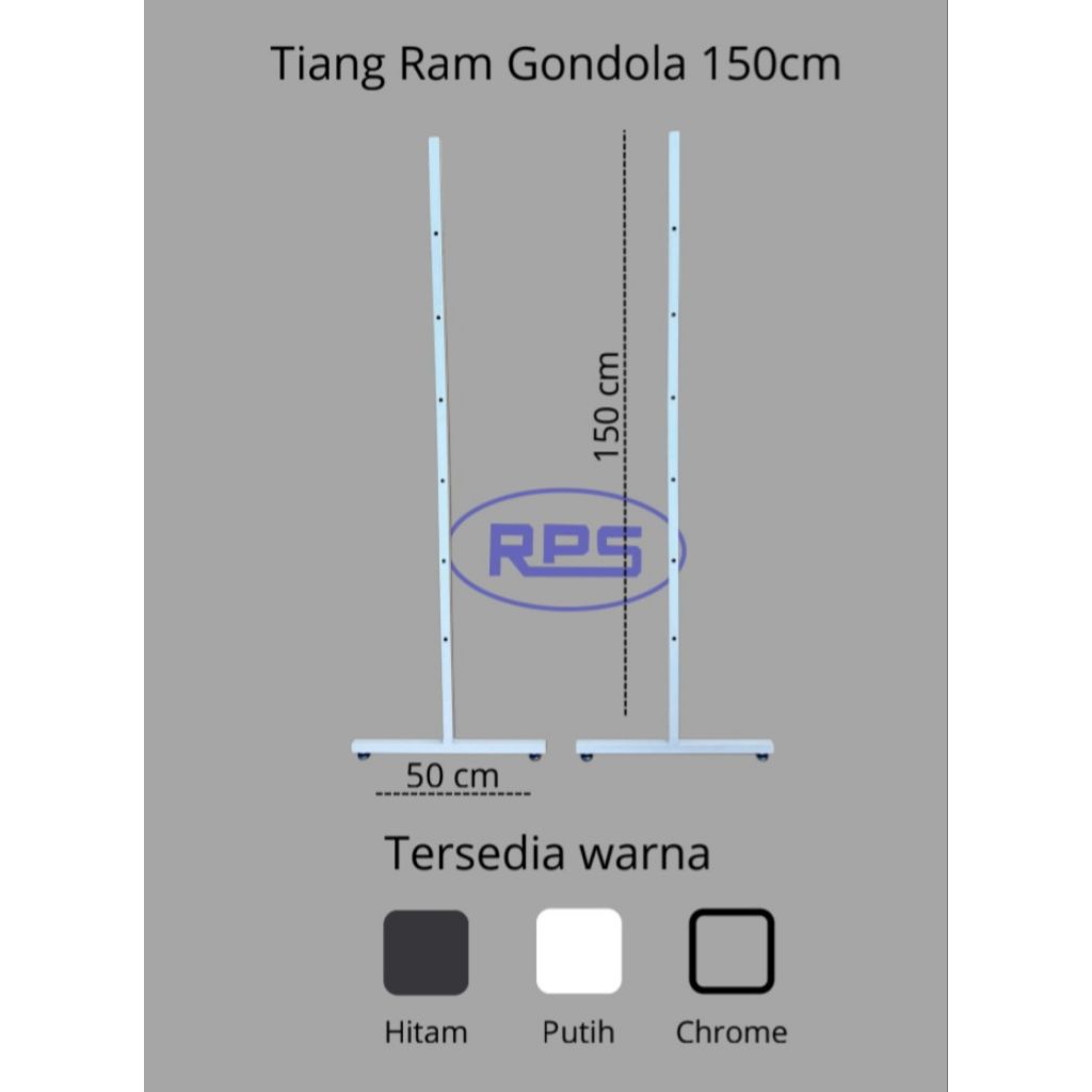 Jual Tiang Rak mundo kaki ram 1set | Shopee Indonesia