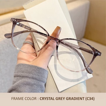Eggry Eyewear Kacamata Anti Radiasi Minus Lensa Anti Blueray Photocromic Material TR 90 Metal