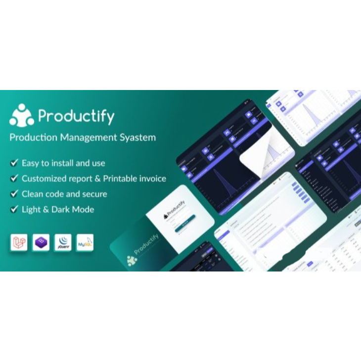 Jual Source Code Productify v4.0.4 - Sistem Manajemen Produksi - nulled ...