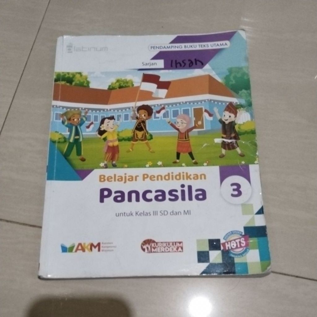 Jual BUKU ORI BUKU BELAJAR PENDIDIKAN PANCASILA 3 SD KELAS III/3 ...