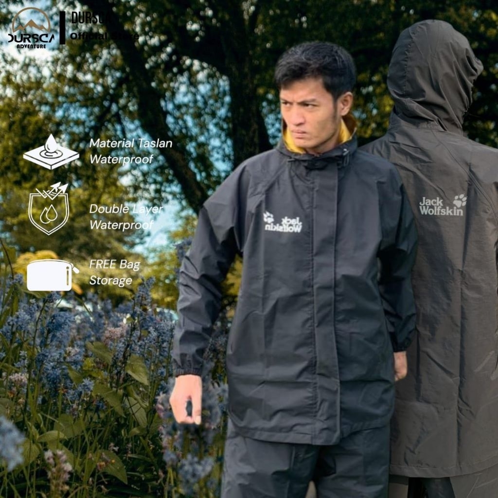 Jual Jas Hujan Rider Raincoat Jack Wolfskin Doubel Furing Anti Rembes ...