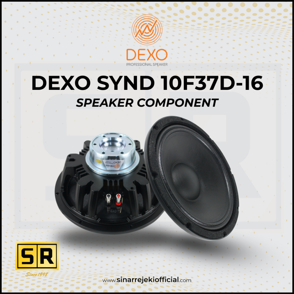 Jual Speaker Component DEXO SYND 10F37D-16 10 Inch / Speker komponen ...
