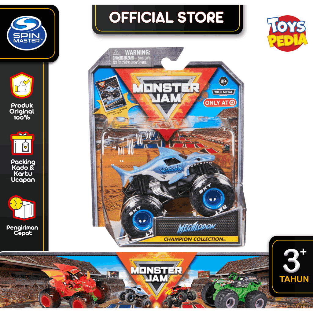 Jual Mainan Monster Jam 1:64 Stadium Series | Shopee Indonesia