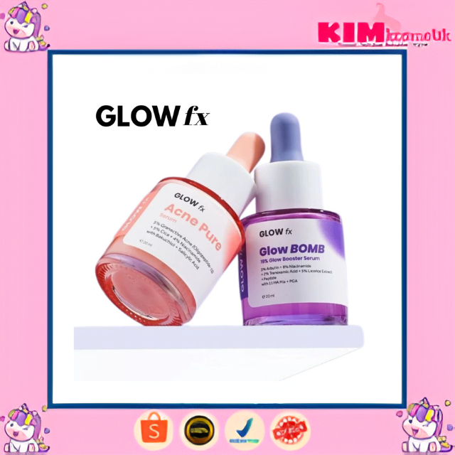 Jual GLOW FX Acne Pure Serum GLOW FX Glow Bomb Serum 20ML Indonesia
