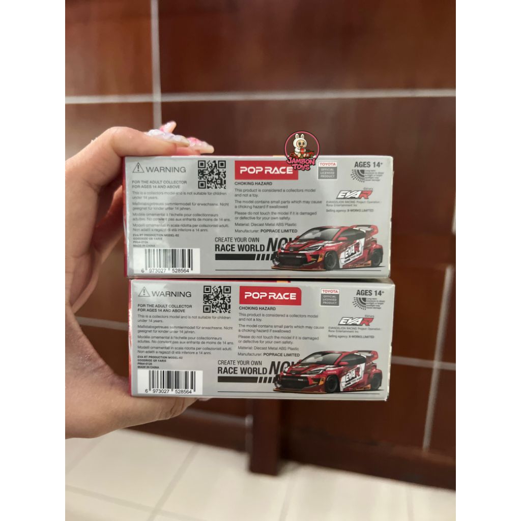 Jual POPRACE GR Yaris Eva R Red (1pcs) | Shopee Indonesia