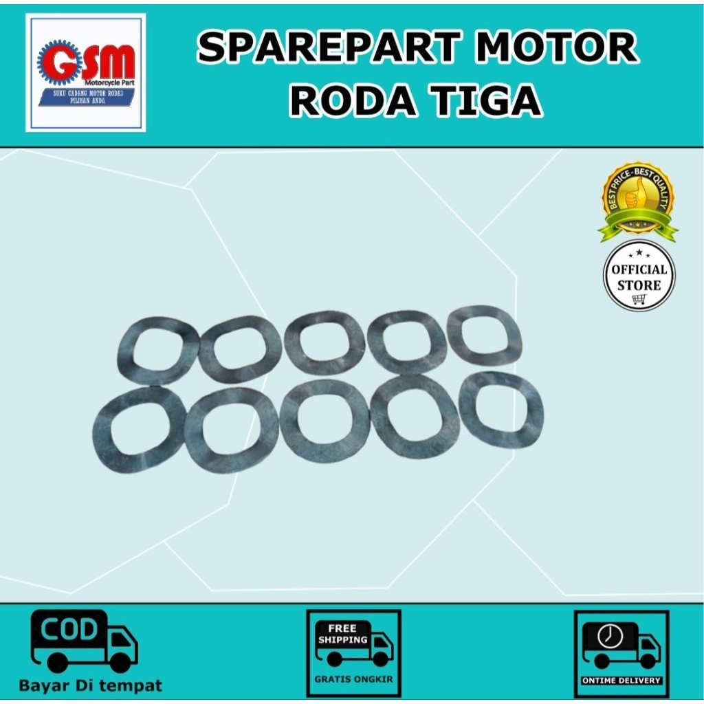 Jual ring botol pelatuk rocker arm pelatuk atas (Gs 74D) sparepart roda ...