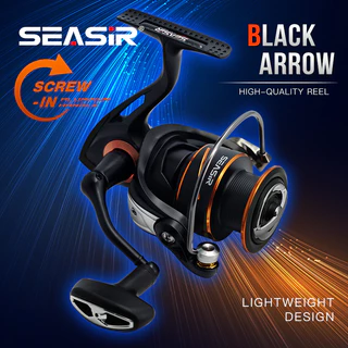 [OFFICIAL] SEASIR BLACK ARROW Reel Pancing Power Handle Reel Spinning 1000-3000 Reel Pancing Putar, Kumparan Dangkal Aluminium, Bantalan Bola 5+1, Rasio Gir 5.2:1, 13KG Max Drag, Gir Utama Logam Tarikan Kuat Lebih Halus Berkualitas Tinggi COD #RyobiSeasir