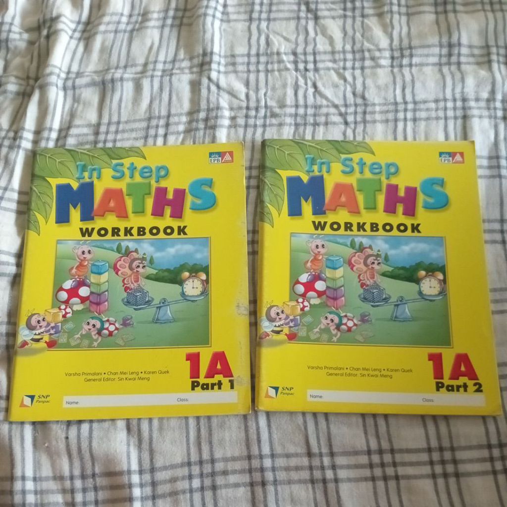 Jual BUKU IN STEP MATHS WORKBOOK 1A PART 1 & 2 | Shopee Indonesia