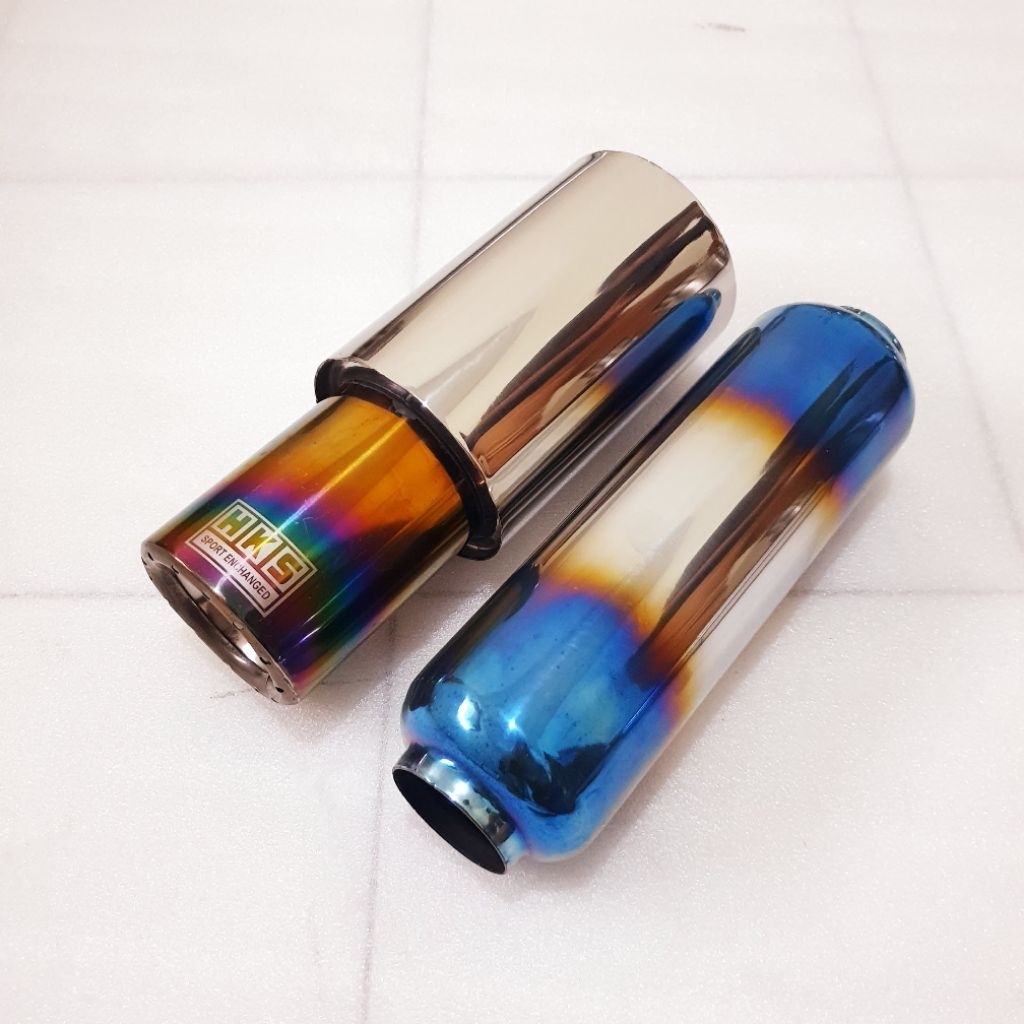 Jual PAKET MURAH Knalpot Racing HKS Gronel Stenless + Resonator Untuk ...