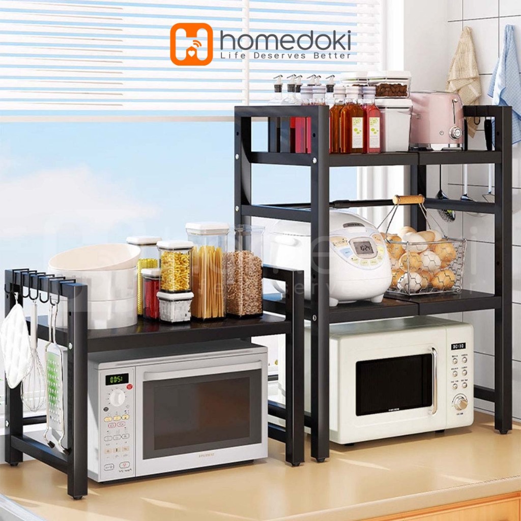 Jual Homedoki Rak Dapur Serbaguna/Rak Dapur Minimalis/Rak Microwave ...