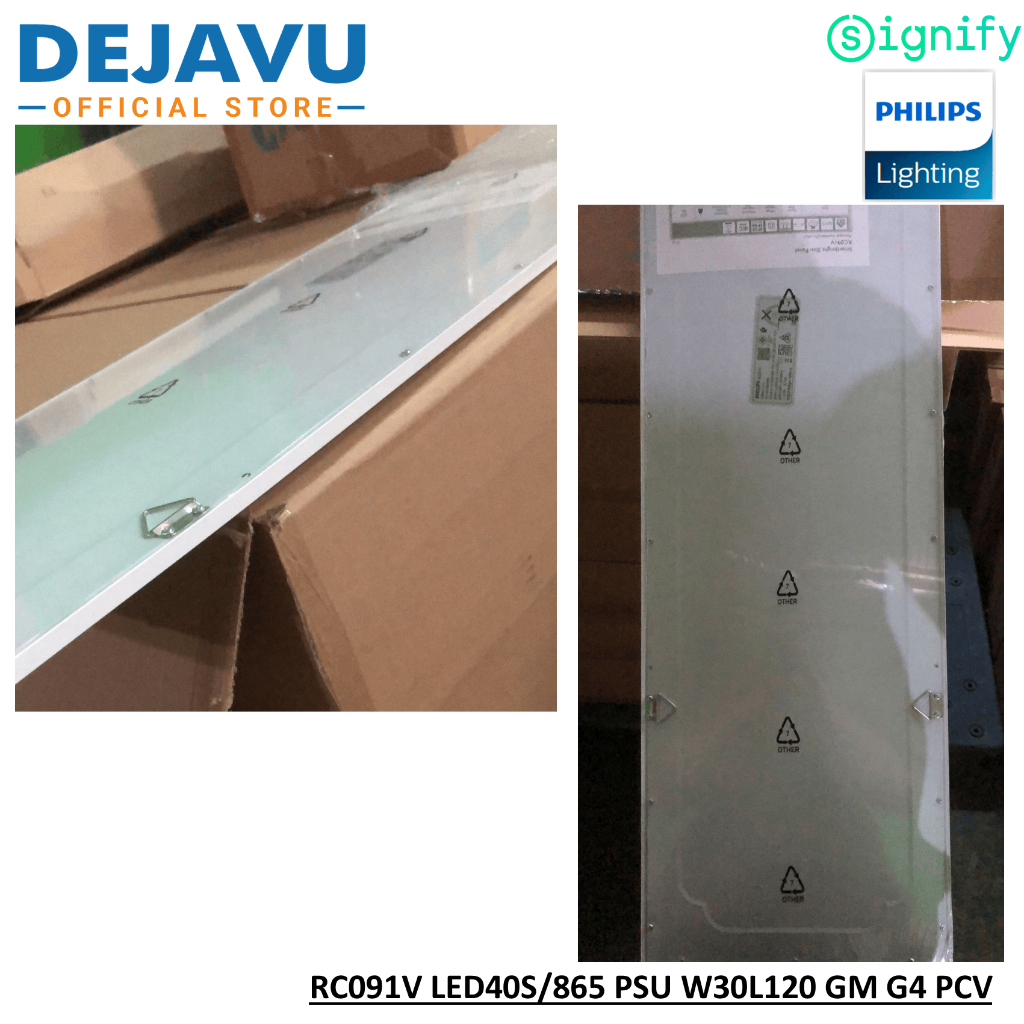 Jual Lampu Slim Panel Led Philips RC091V LED40S/865 PSU W30L120 GM G4 ...