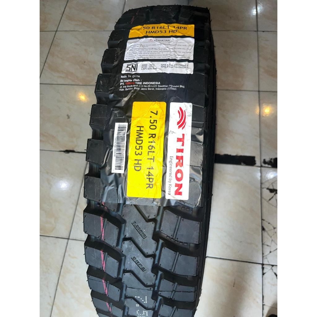 Jual Ban Truk Radial Tiron 750-16 R16 R 16 14PR 14 PR HD HMD53 HD ...