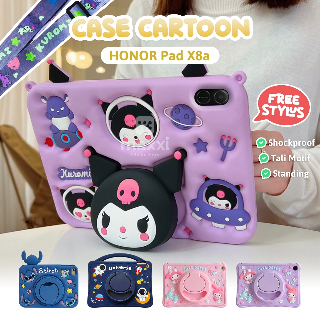 SEHEYA Cover Peloso per Honor X8a Custodia in Peluche Soffici Morbido TPU Bumper Carino Orecchie da Coniglio di Pompon Fluffy Rabbit Case Ragazze Donne, Rosso