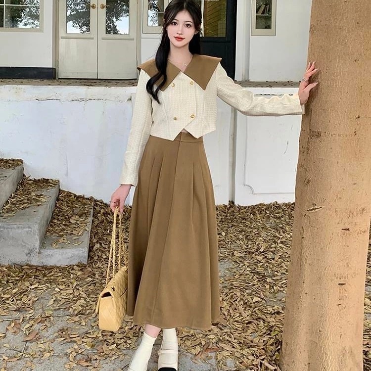 Jual Set Elastic Franch Korea // One Set Cringkle Terbaru Rok Modis ...