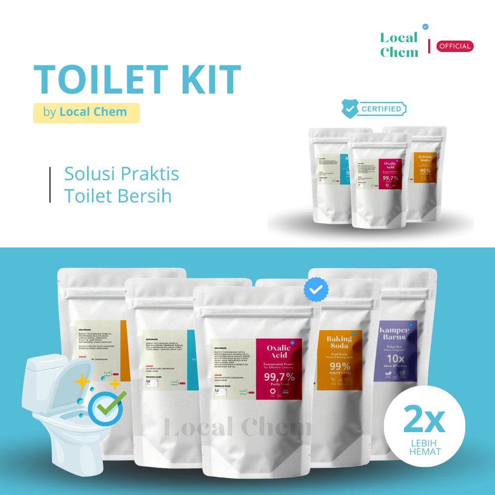 Jual Paket Pembersih Toilet Kloset Rumah - Toilet Kit / Oxalid ...