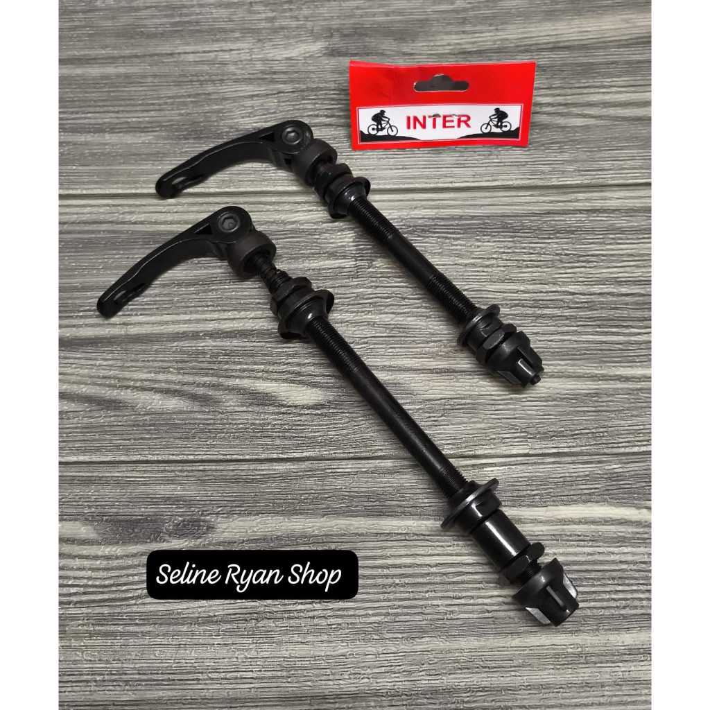 Jual 1 SET 4 PCS As Roda Sepeda Depan Belakang Model Quick Release Set ...