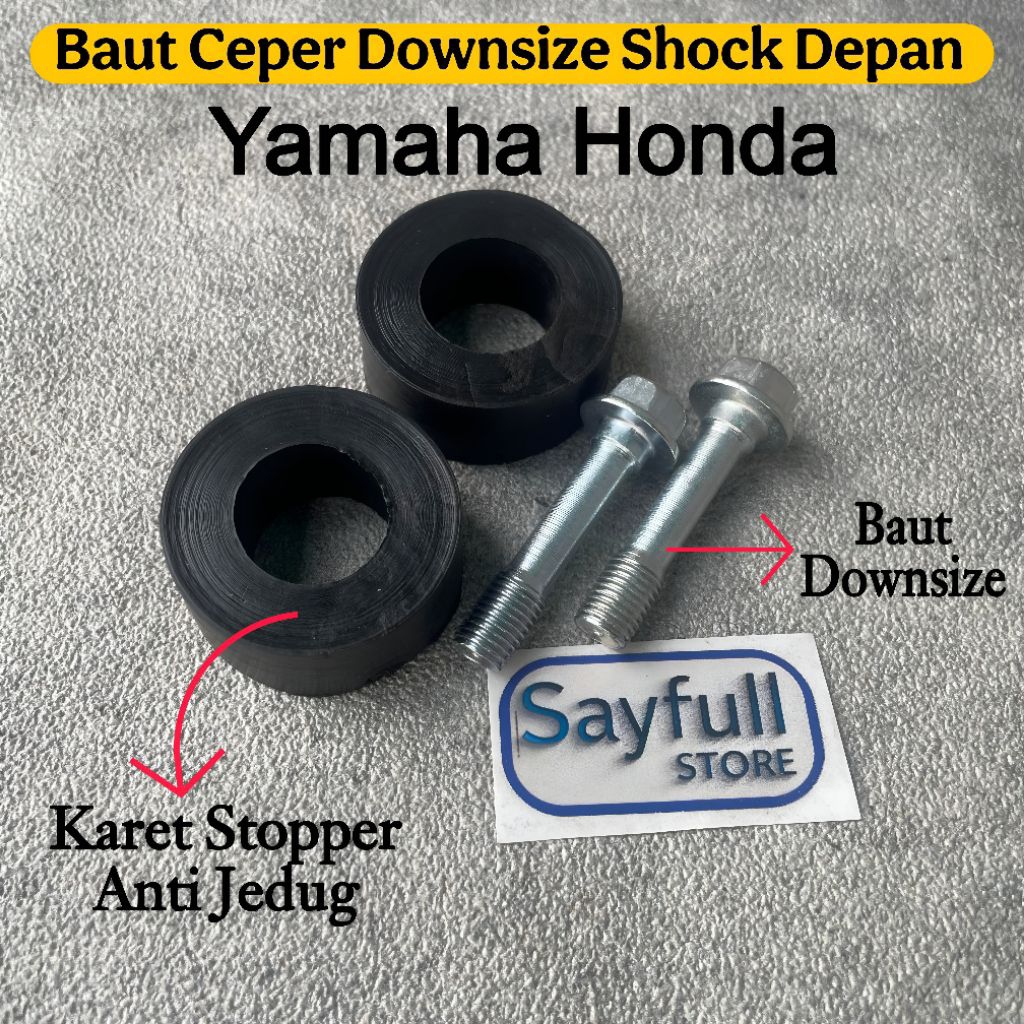 Jual Baut Ceper Lowering Downsize Shock Depan Bebek Matic Universal ...