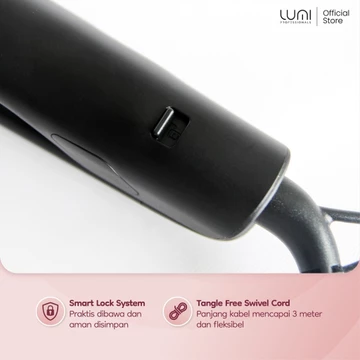 Lumi Vibe Hair Straightener 1 Inch Alat Catokan Rambut