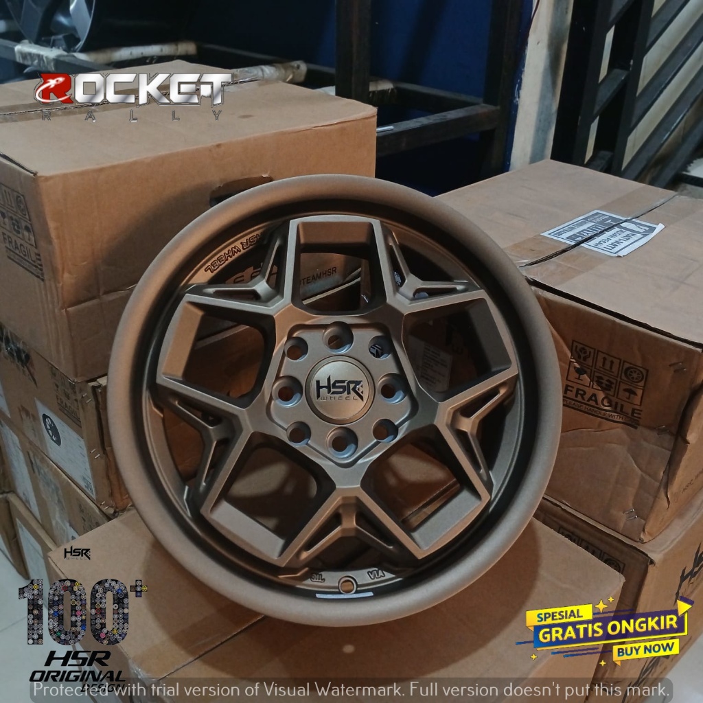 Jual Velg Mobil R15 HSR WASILE Baut 4X100/114,3 Pnp Xenia Mobilio Jazz ...