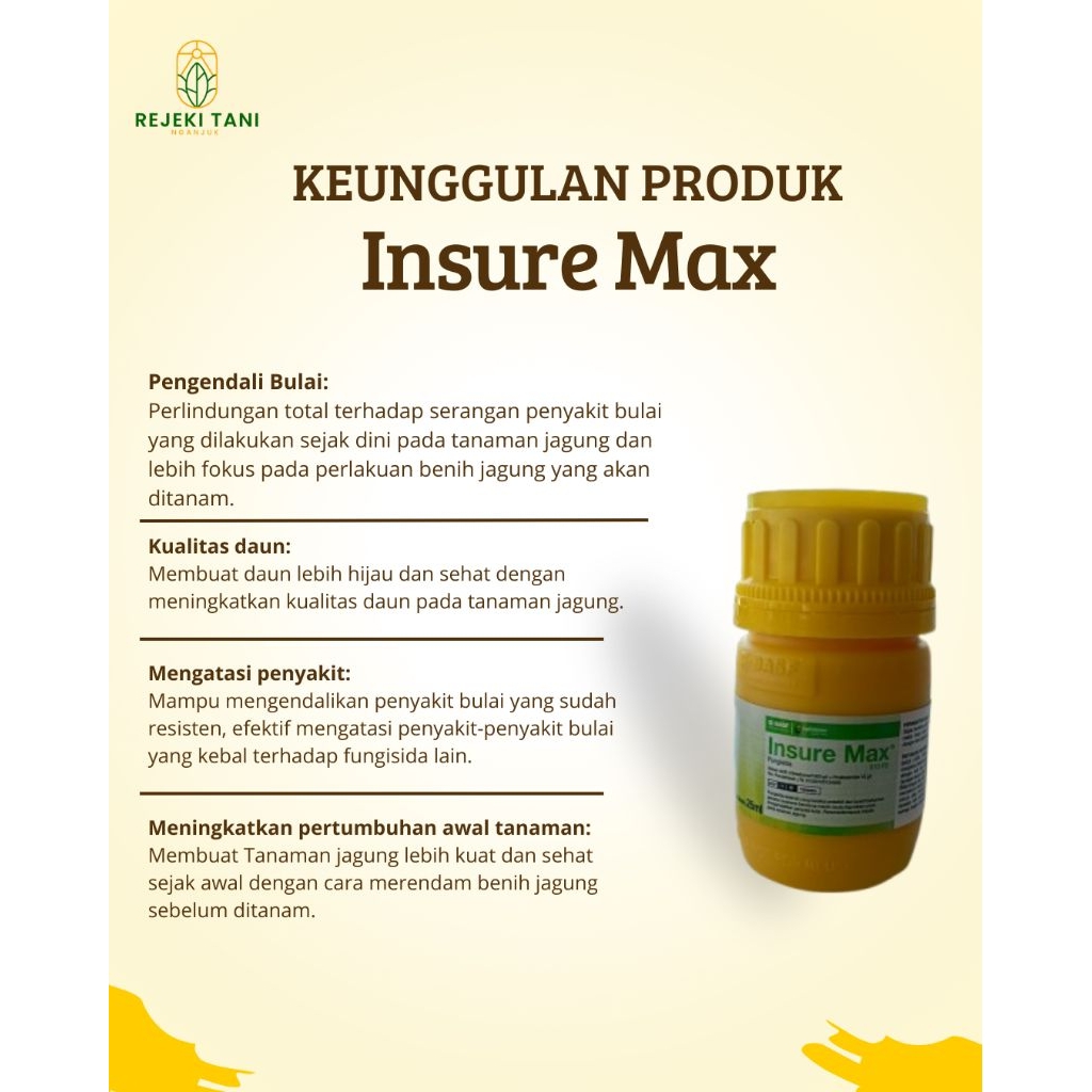 Jual Insuremax 510 FS-25ml|Fungisida Sistemik Pengendali Bulai Jagung ...