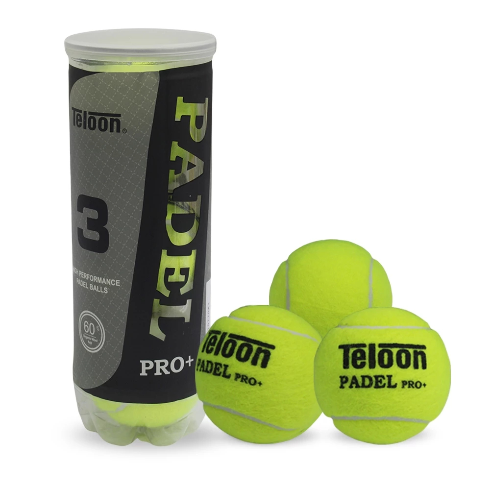Jual Padelball Teloon Bola Tenis Pro Black (3PC) | Shopee Indonesia