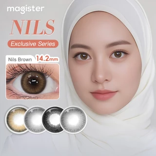 [0.00 s/d -6.00] Magister Softlens Minus NILS Seris 14.2mm Soflen 6Bulan Nils Brown