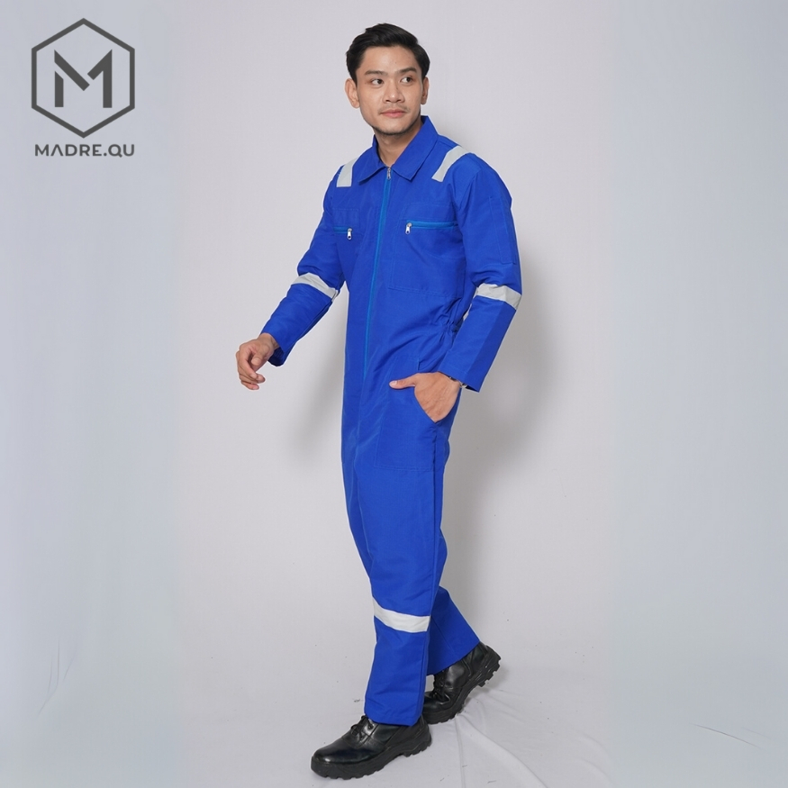 Jual Overall Wearpack Ripstop Safety Biru Benhur – Seragam Kerja ...