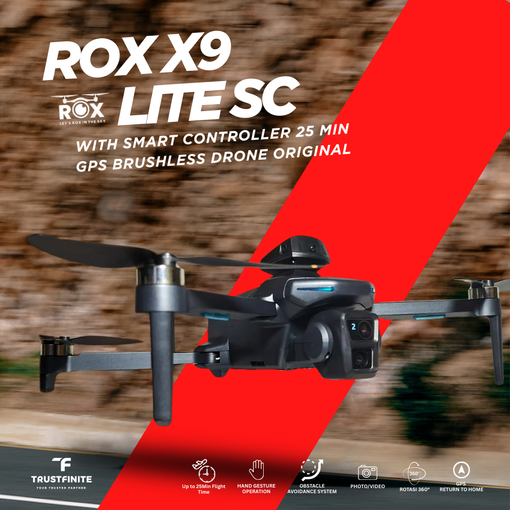 Jual ROX X9 LITE SC with Smart Controller SERIES 25 MIN GPS BRUSHLESS ...