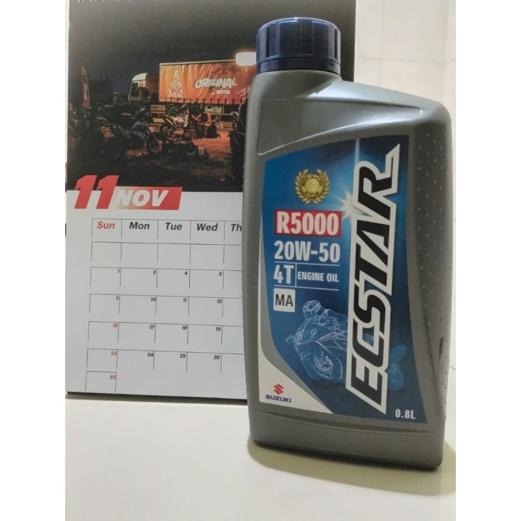 Jual Oli motor Suzuki ECSTAR R5000 4T 0,8 liter (original) | Shopee ...