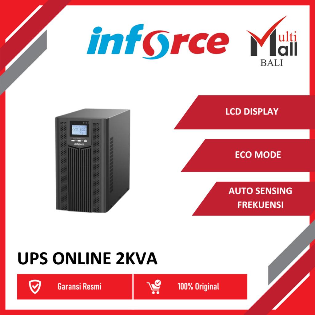 Jual Online UPS Inforce 2kVA / 2 kVA 1800watt 1800 watt 2000 va ...