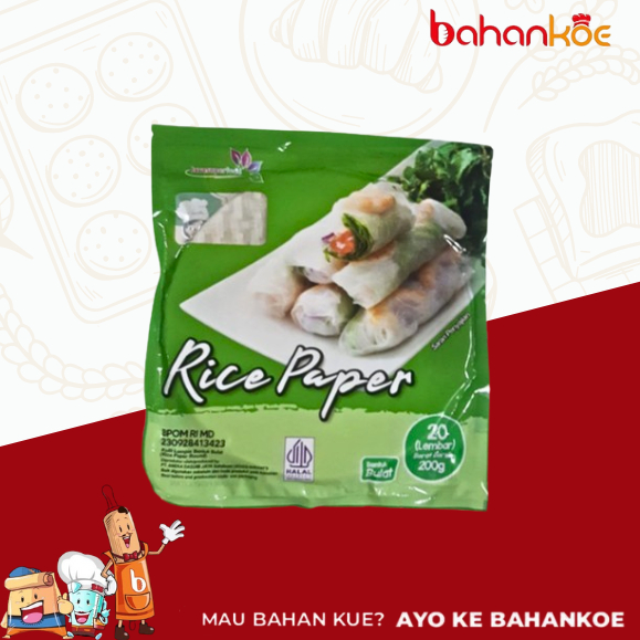 Jual JSF RICE PAPER BULAT BKS 200 GR | Shopee Indonesia