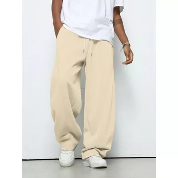 Celana Panjang Highwaist Loose Pants Kulot Panjang Pria Wanita Style Korea