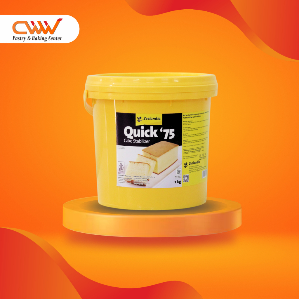 Jual Zeelandia Quick 75 SP Kue 1kg Cake Stabilizer Emulsifier Pelembut ...
