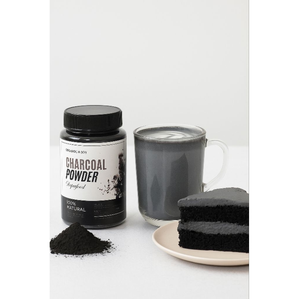 Jual Pure Charcoal Powder Food Grade 300ML / Bubuk Arang Untuk Makanan ...