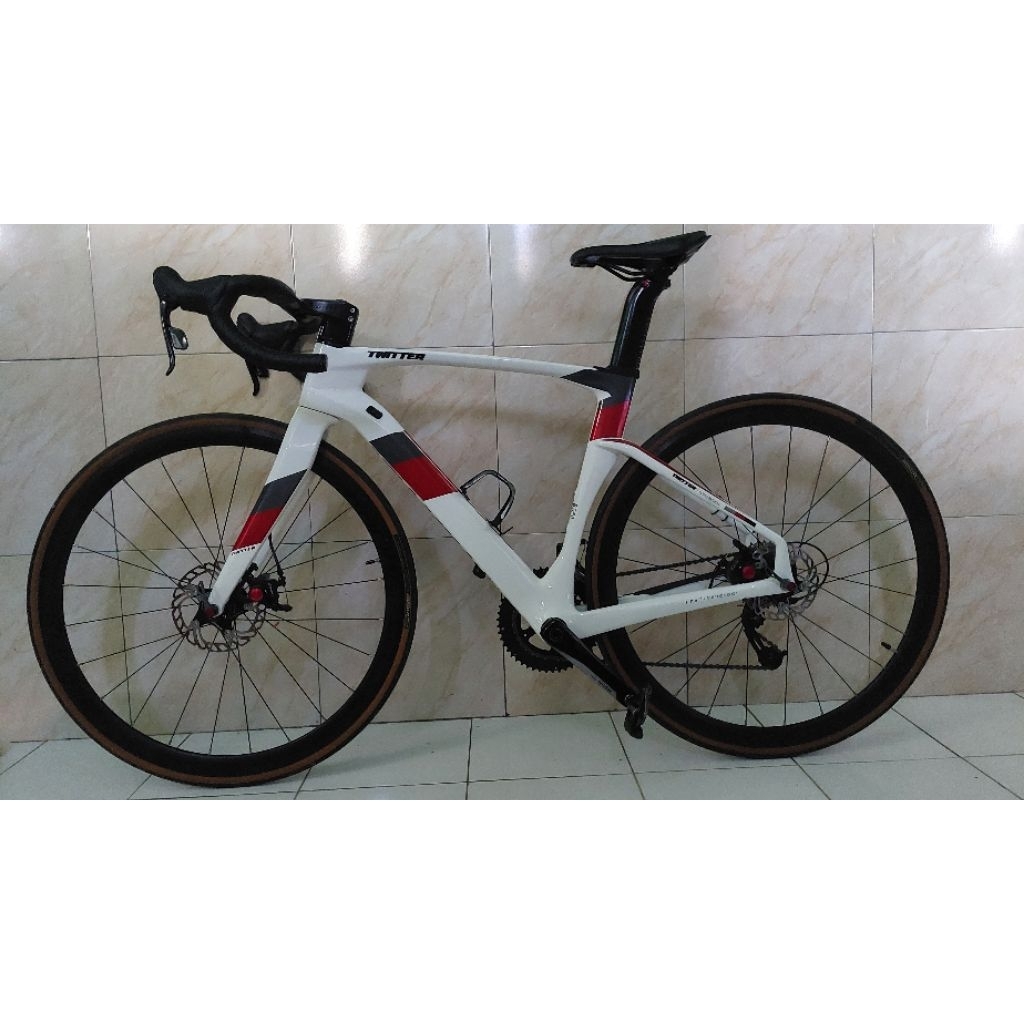 Jual sepeda balap roadbike twitter cyclon pro | Shopee Indonesia
