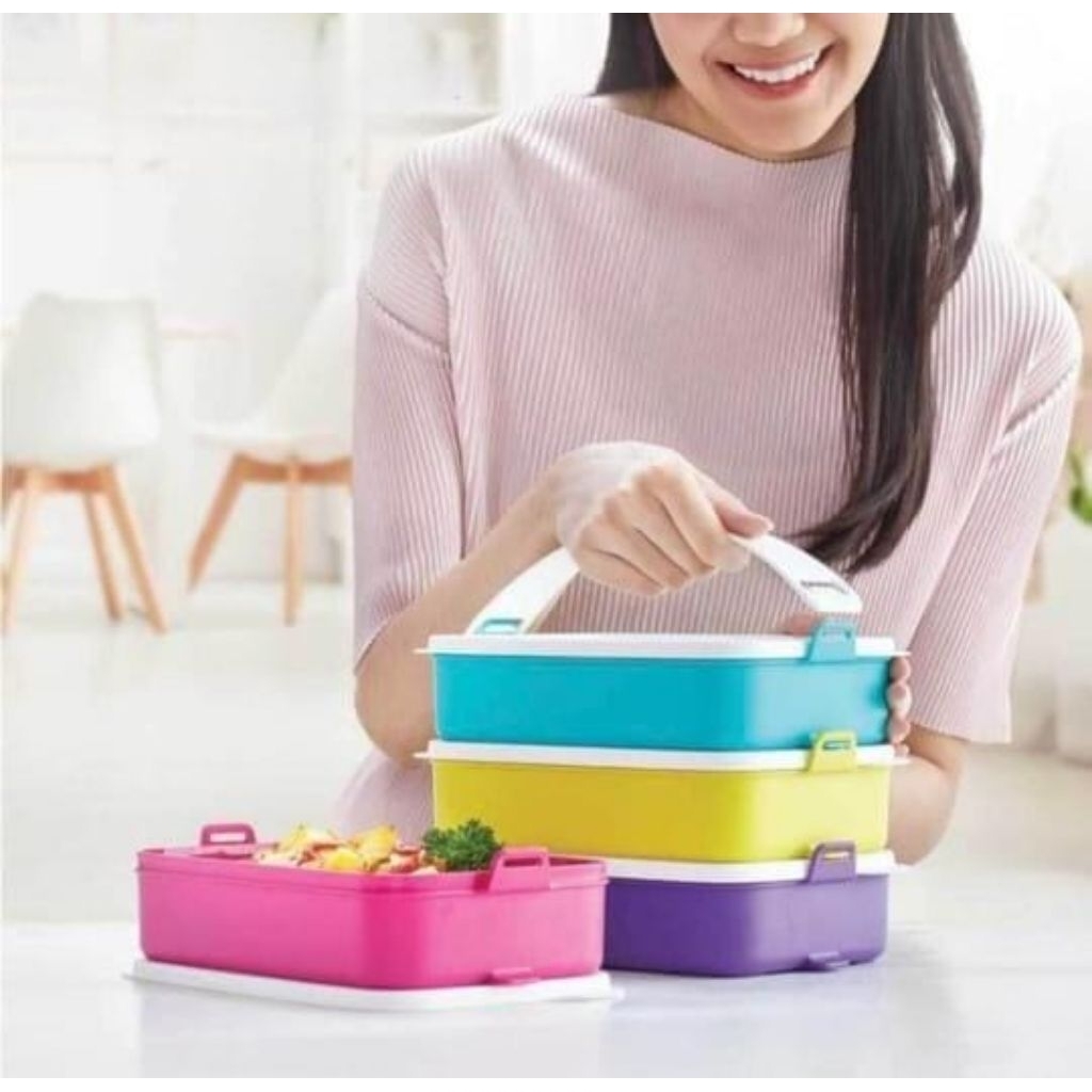 Jual Promo rantang Tupperware 4 susun ukuran 900 ml | Shopee Indonesia