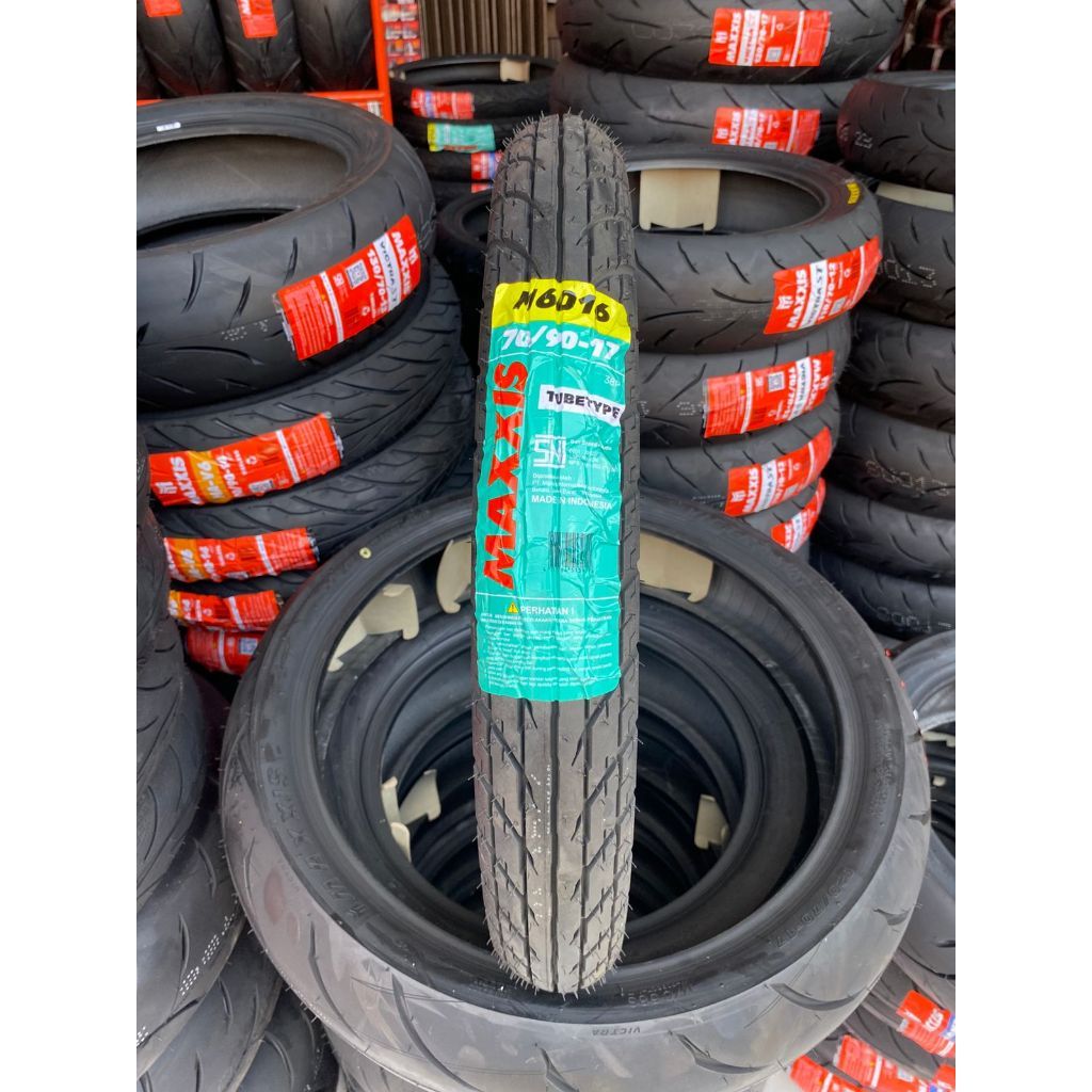 Jual (paket 2 ban) MAXXIS 70/90-17, MAXXIS 80/90-17 M6016 Tubetype Ban ...