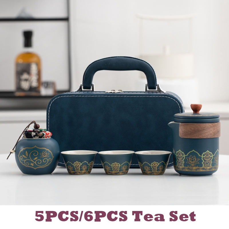 Jual 5PCS/6PCS/Set Tea Set Gift Set Premium Keramik Lengkap Hampers ...