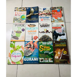 ( PROMO BUKU MURAH ORIGINAL ) BUKU PERTANIAN / PERIKANAN / PETERNAKAN / BUDIDAYA / HIDROPONIK / AKUAPONIK / HIDROPONIK SAYURAN / AKUAPONIK PEKARANGAN