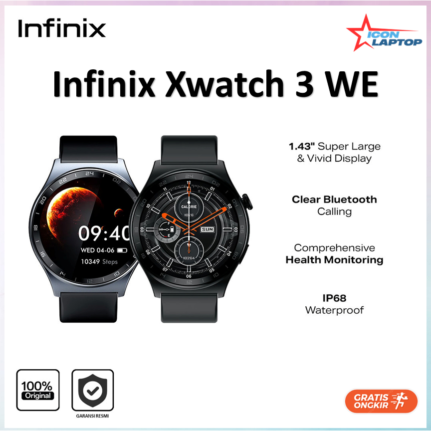 Jual Infinix Smart Watch XW3E | 1.43 Inch Amoled & Vivid Display ...