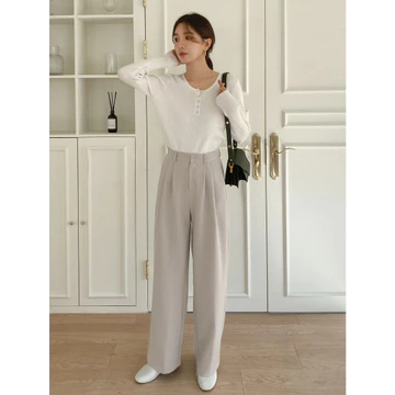 Celana Kulot Casual Wanita ARAJIWA – Look Santai Highwaist Anti Kusut Premium