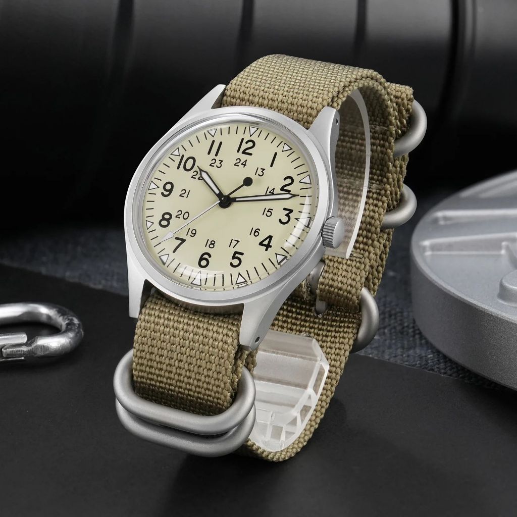 Jual Militado ML07 High Domed Sapphire Glass Field Watch Jam Tangan ...