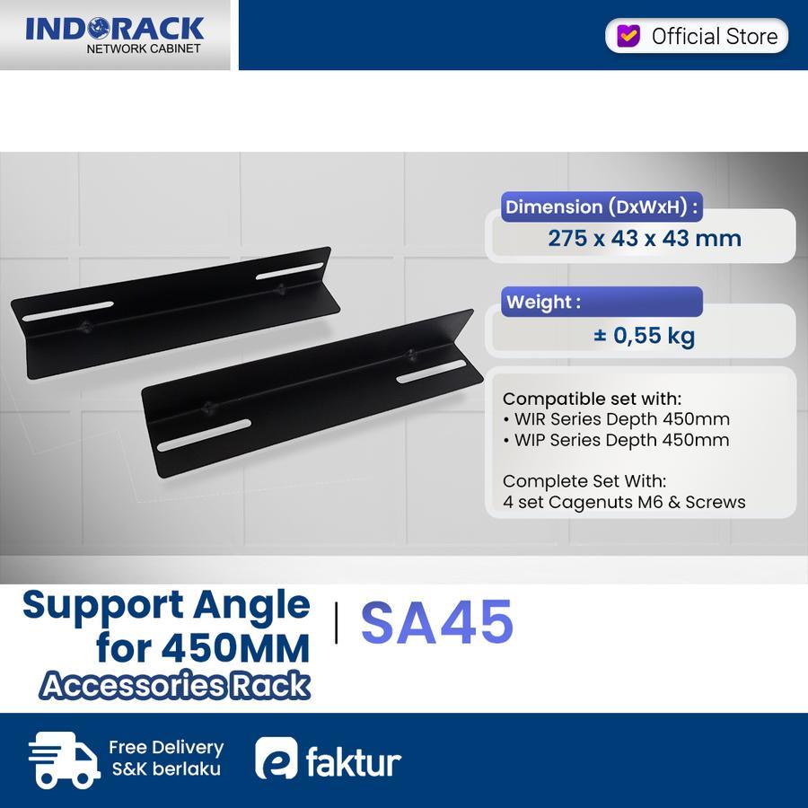 Jual Indorack Support Angel 450mm SA45 Accessories Wallmount Rack ...