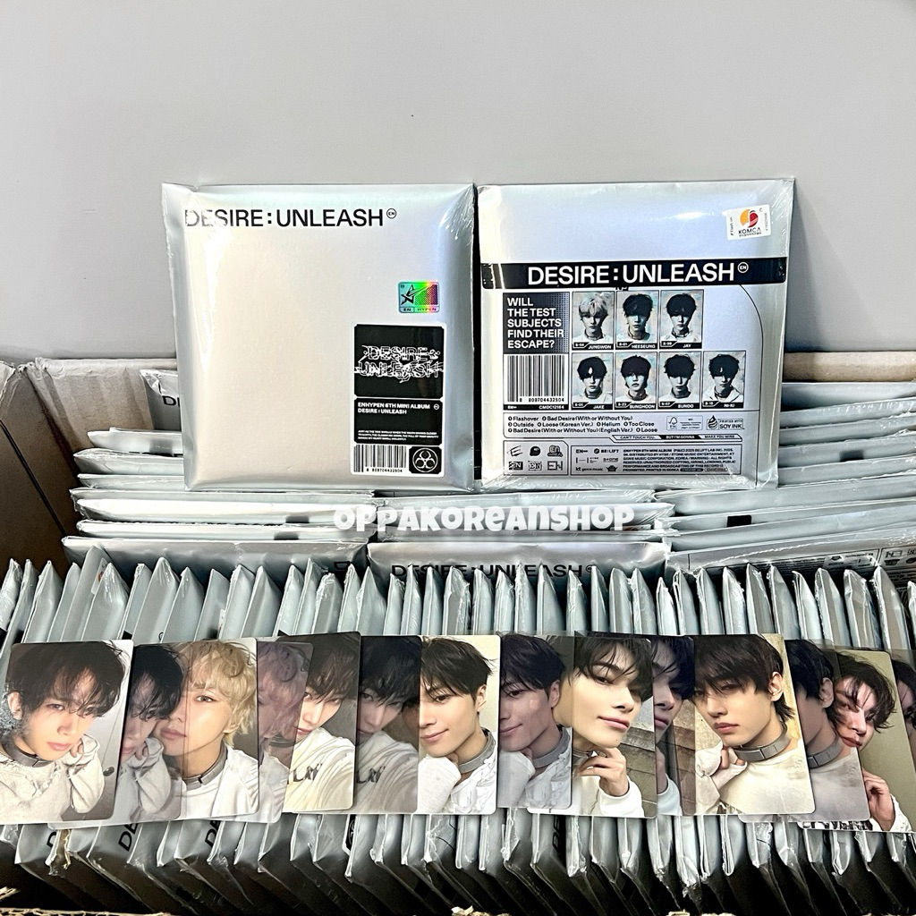 55 Cartes Photocards ENHYPEN 6th Mini Album DESIRE - Collection Complète, 5.5x8.5 Cm - Pour Fans, Décoration