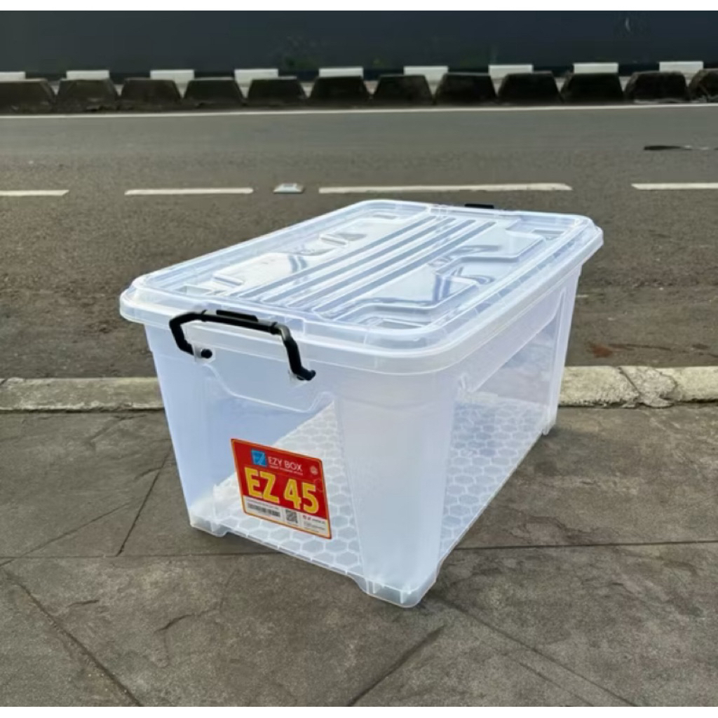 Jual Ezy Box CB 45 Bening Container Box Dengan Roda Kapasitas 45 Liter ...