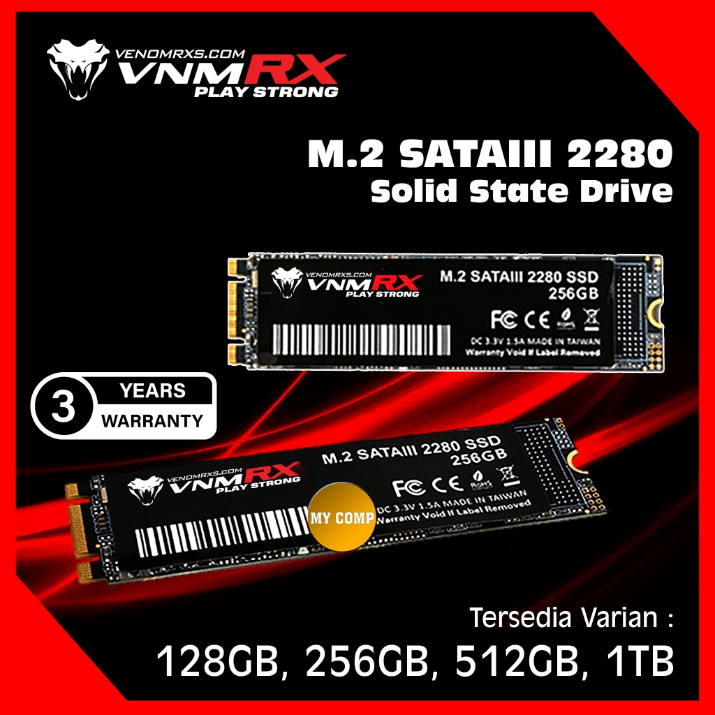Jual SSD M.2 Sata Venomrx 128GB 256GB 512GB 1TB Vnmrxs Venom RX M2 2280 ...
