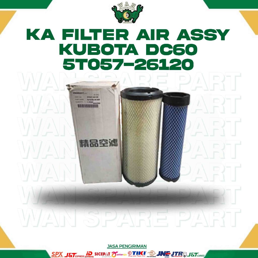 Jual KA FILTER AIR ASSY KUBOTA DC60 5T057-26120 for COMBINE HARVESTER ...